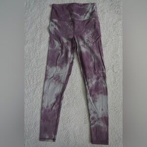Pink liey Purple Tie-Dye Leggins